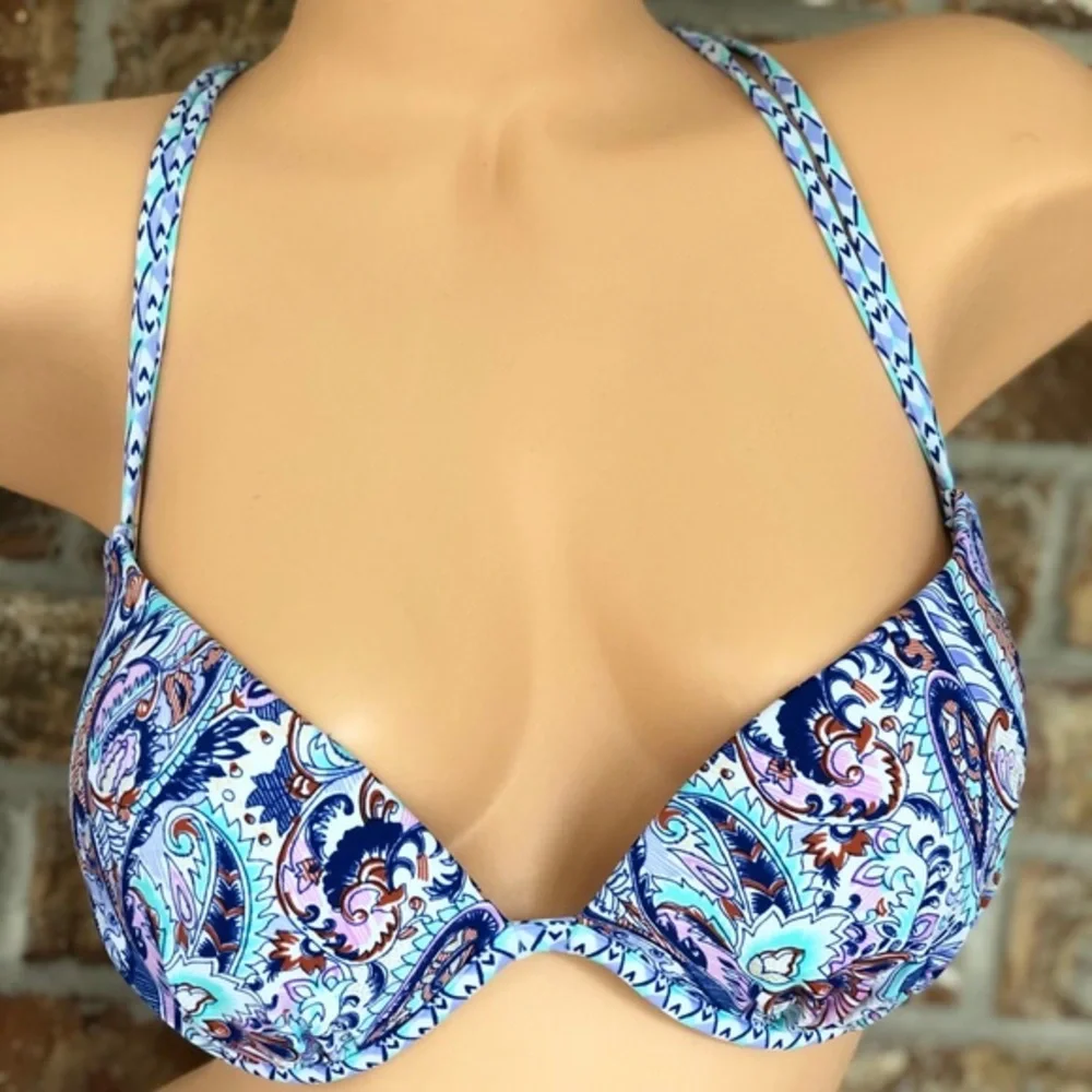 VICTORIAS SECRET Push-up Bikini Swimsuit Top 34D